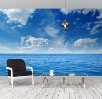 Afbeeldingen van Blue sea water surface